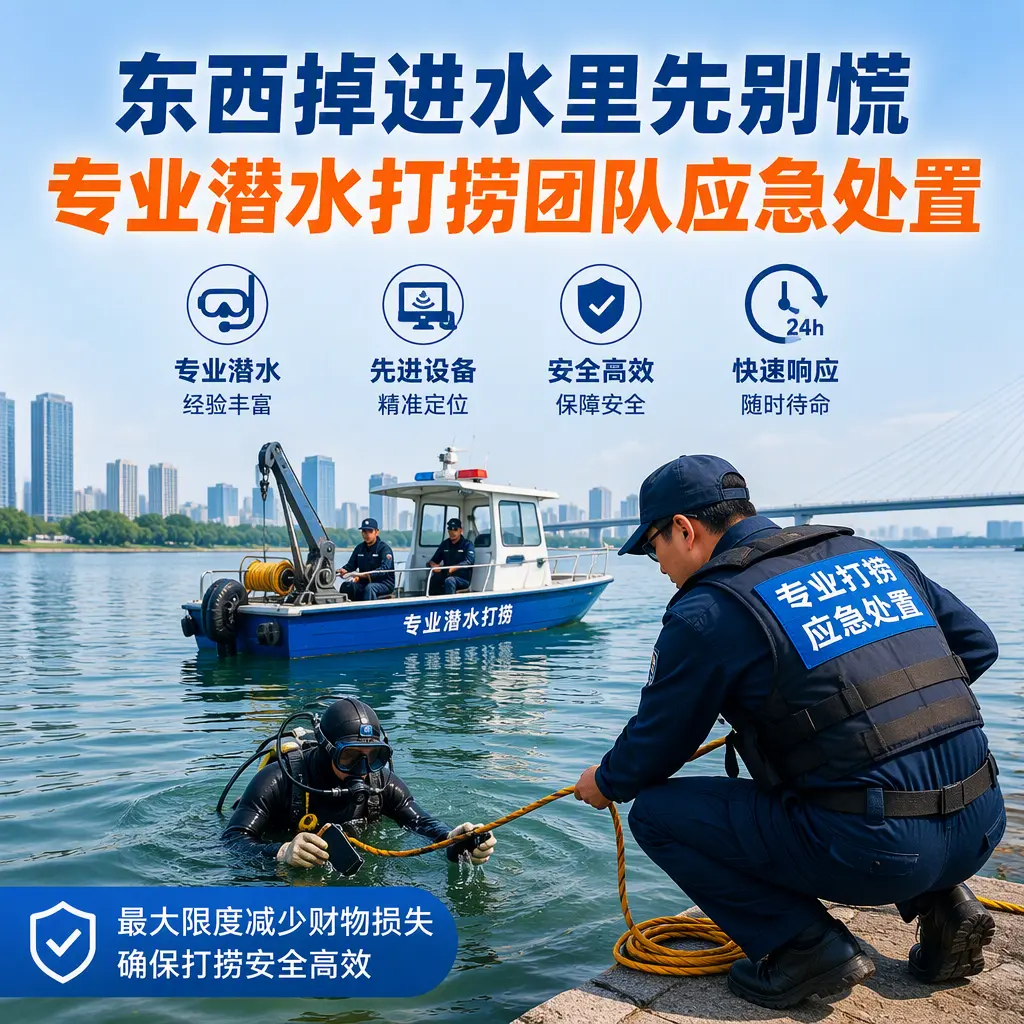 灵璧东西掉进水里先别慌,专业潜水打捞团队应急处置