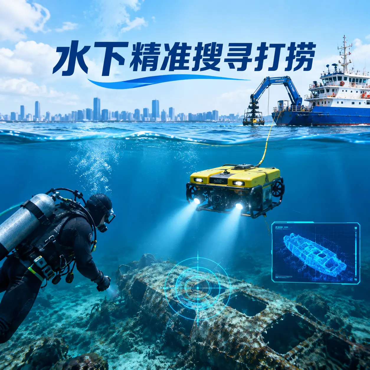 灵璧水下精准搜寻打捞